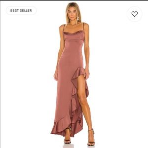 Revolve - Sasha gown in Mocha